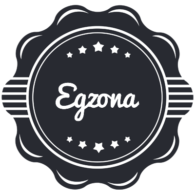 Egzona badge logo