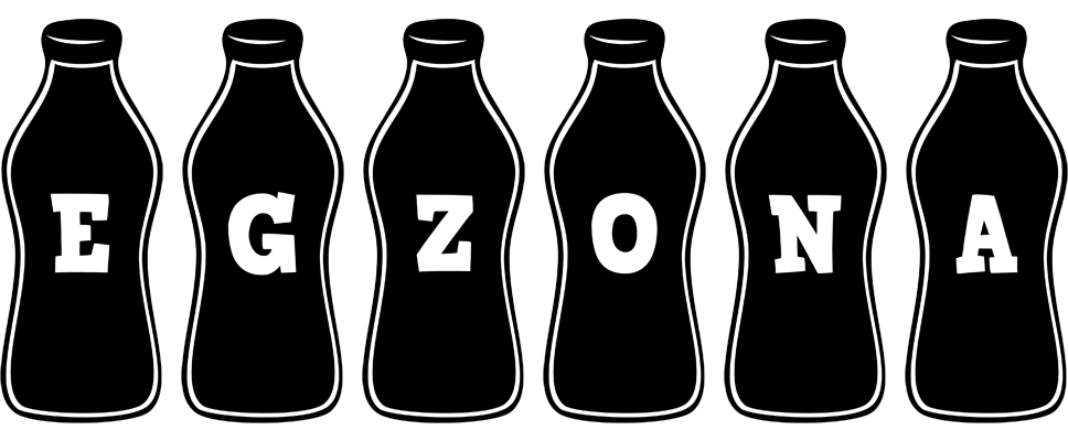 Egzona bottle logo
