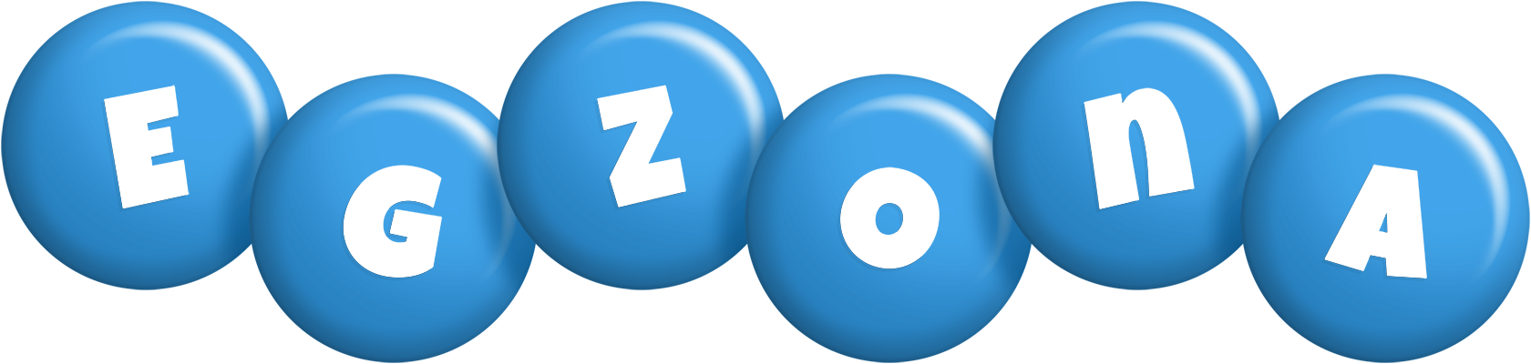 Egzona candy-blue logo