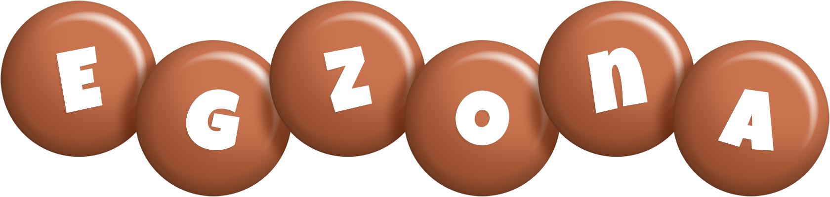 Egzona candy-brown logo
