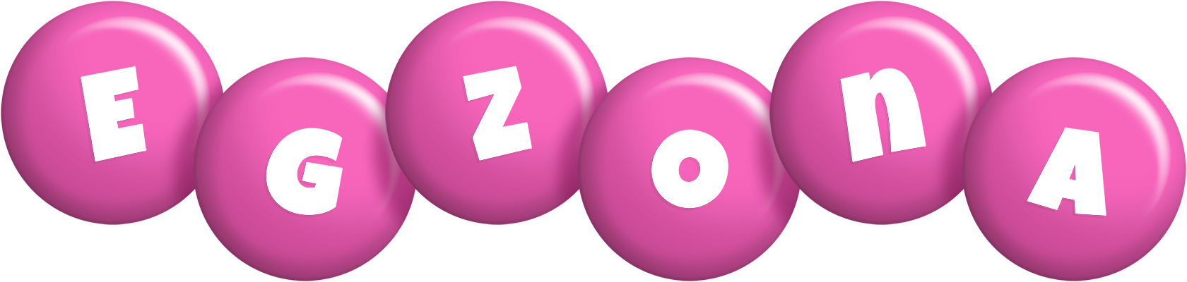 Egzona candy-pink logo