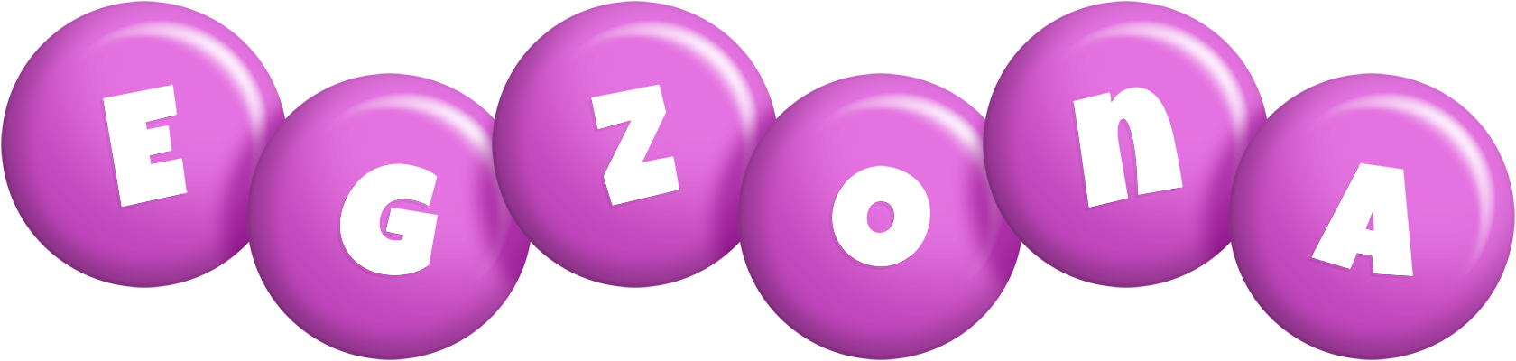 Egzona candy-purple logo