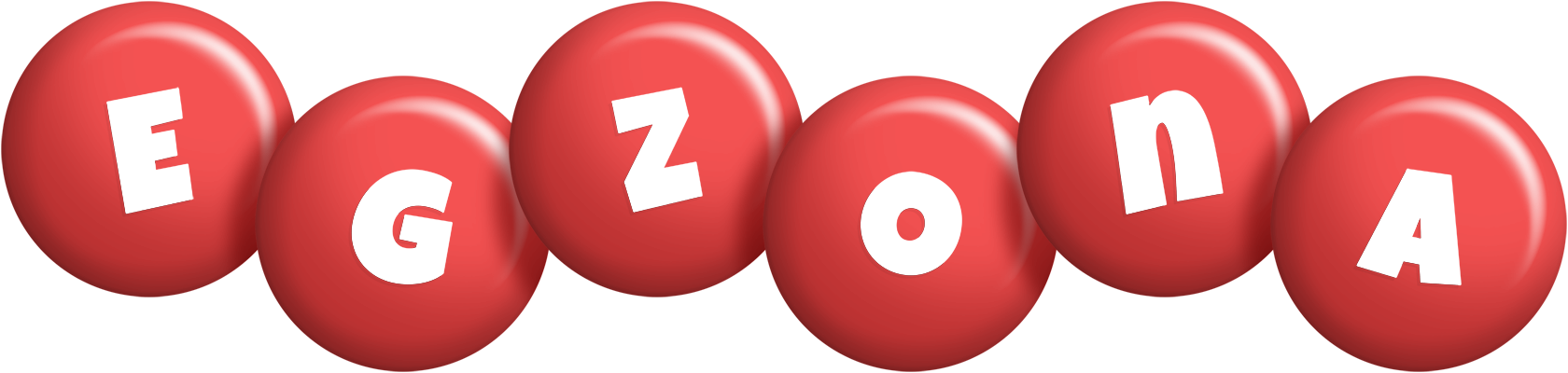 Egzona candy-red logo