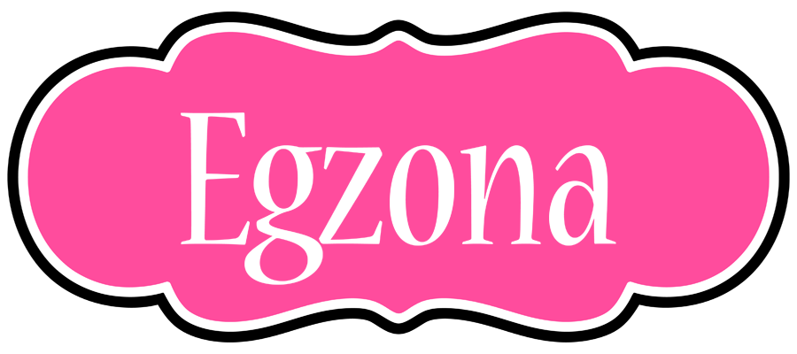 Egzona invitation logo