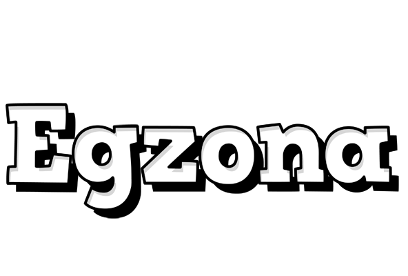 Egzona snowing logo