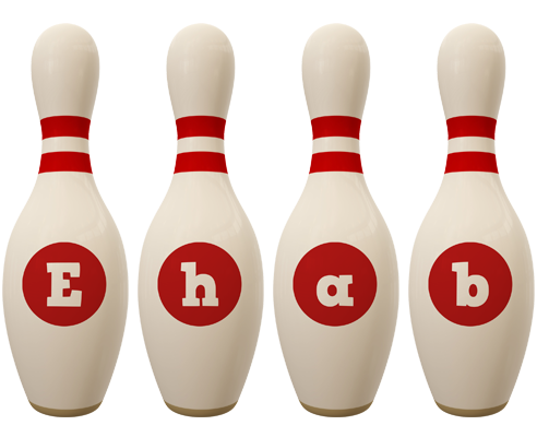 Ehab bowling-pin logo