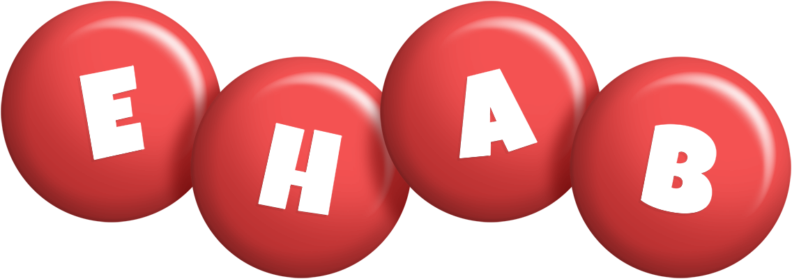 Ehab candy-red logo