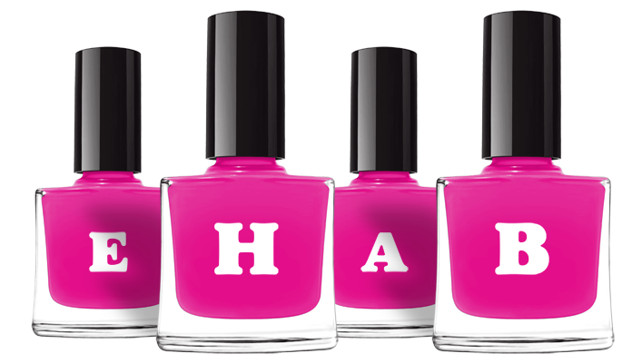 Ehab nails logo