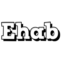 Ehab snowing logo