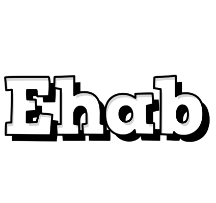 Ehab snowing logo