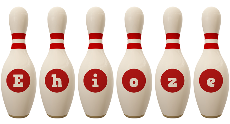 Ehioze bowling-pin logo