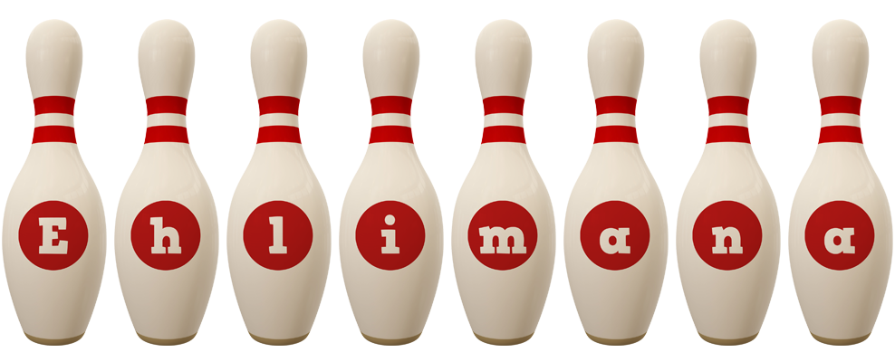 Ehlimana bowling-pin logo