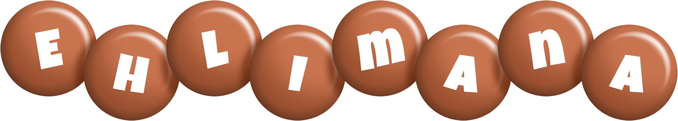 Ehlimana candy-brown logo
