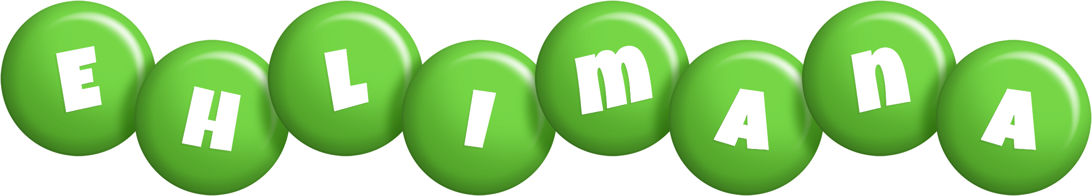 Ehlimana candy-green logo