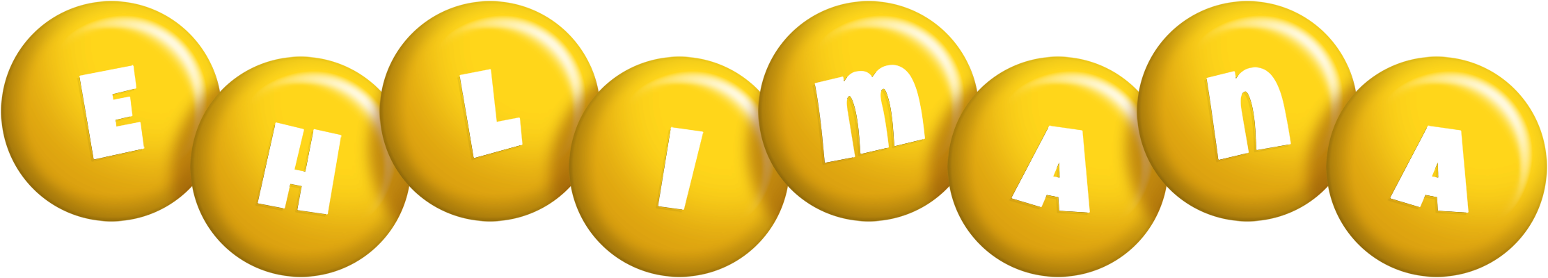 Ehlimana candy-yellow logo