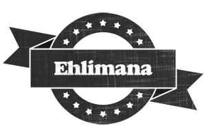 Ehlimana grunge logo