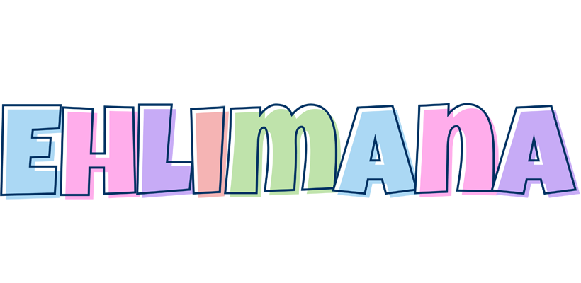 Ehlimana pastel logo