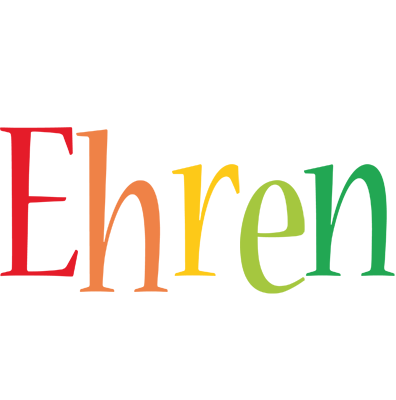 Ehren birthday logo