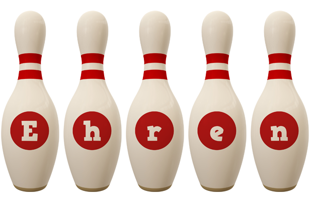 Ehren bowling-pin logo