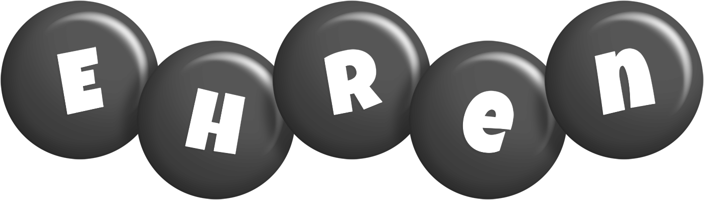 Ehren candy-black logo