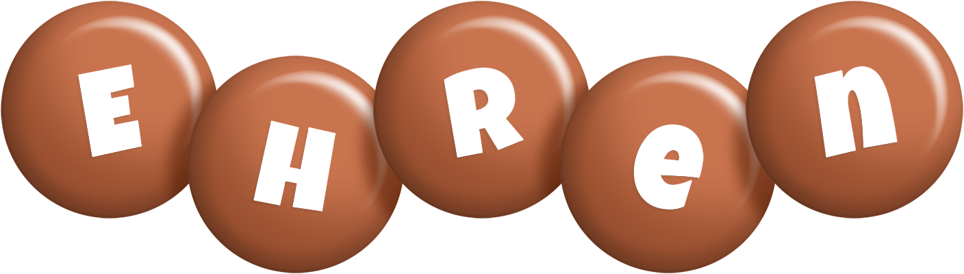 Ehren candy-brown logo