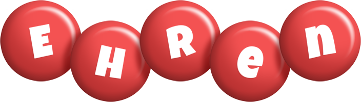 Ehren candy-red logo