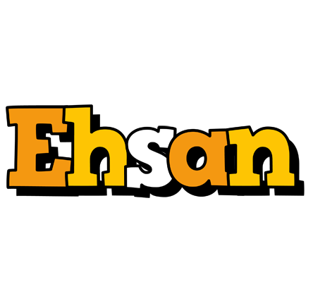 Ehsan cartoon logo