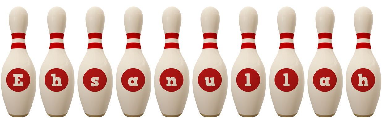 Ehsanullah bowling-pin logo