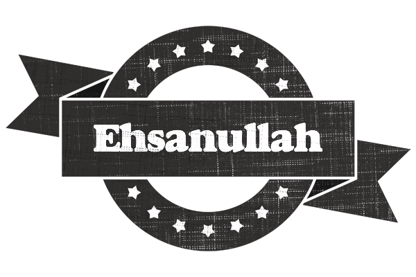 Ehsanullah grunge logo