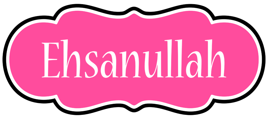 Ehsanullah invitation logo