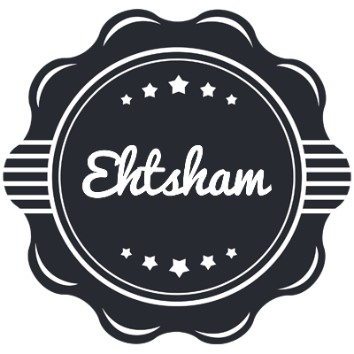 Ehtsham badge logo