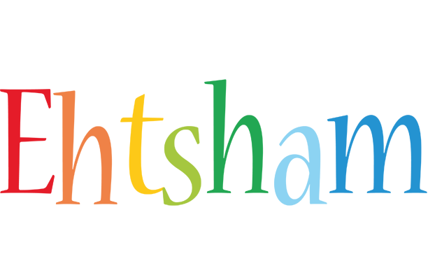 Ehtsham birthday logo