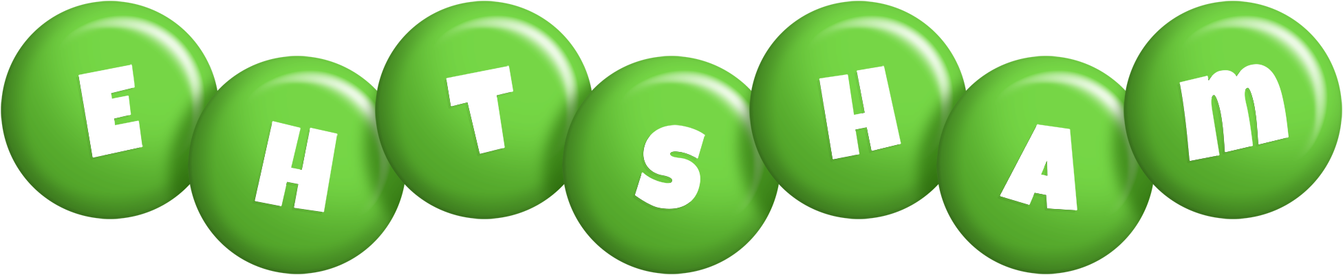 Ehtsham candy-green logo