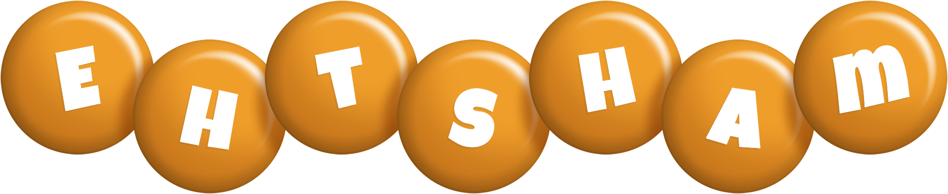 Ehtsham candy-orange logo