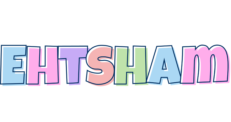 Ehtsham pastel logo