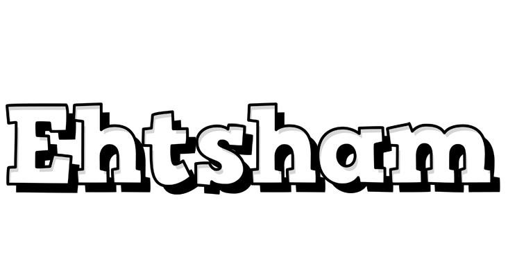 Ehtsham snowing logo