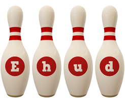 Ehud bowling-pin logo