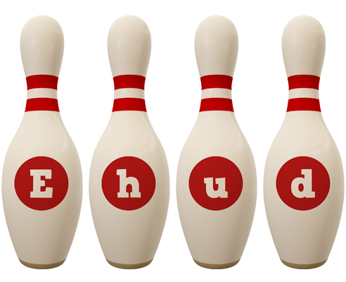 Ehud bowling-pin logo