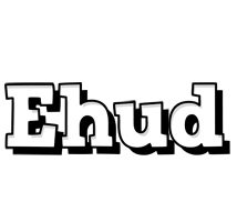 Ehud snowing logo