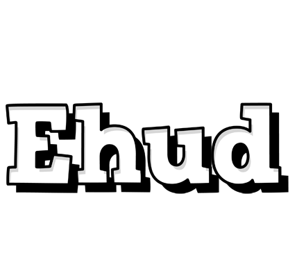 Ehud snowing logo