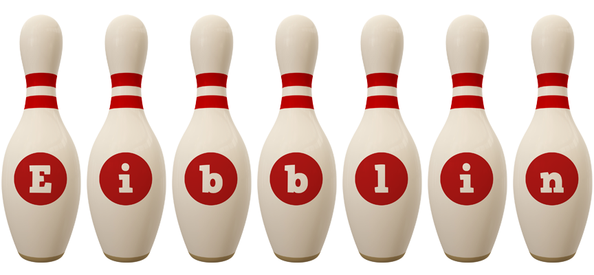 Eibblin bowling-pin logo
