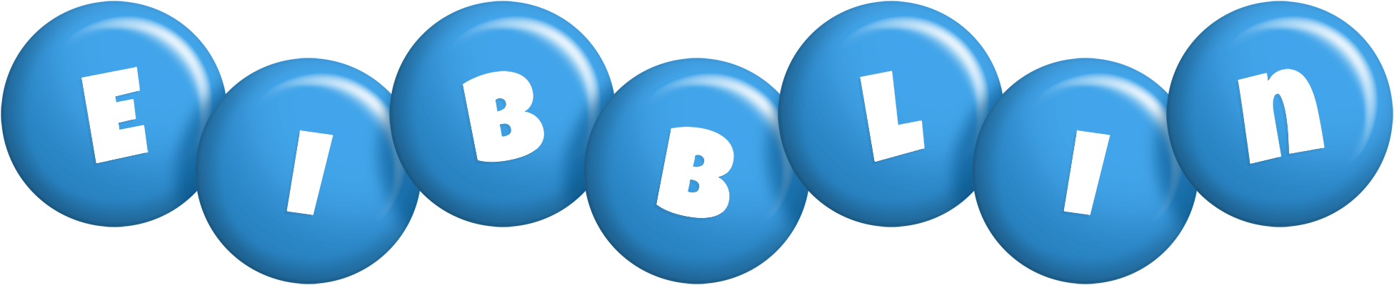 Eibblin candy-blue logo