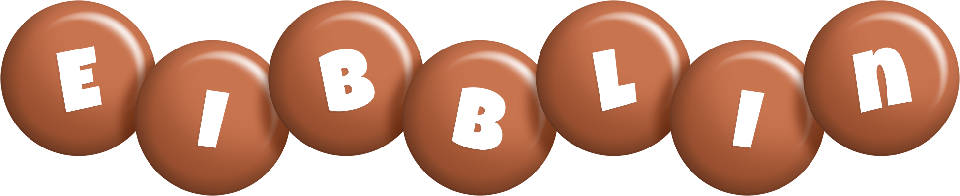 Eibblin candy-brown logo