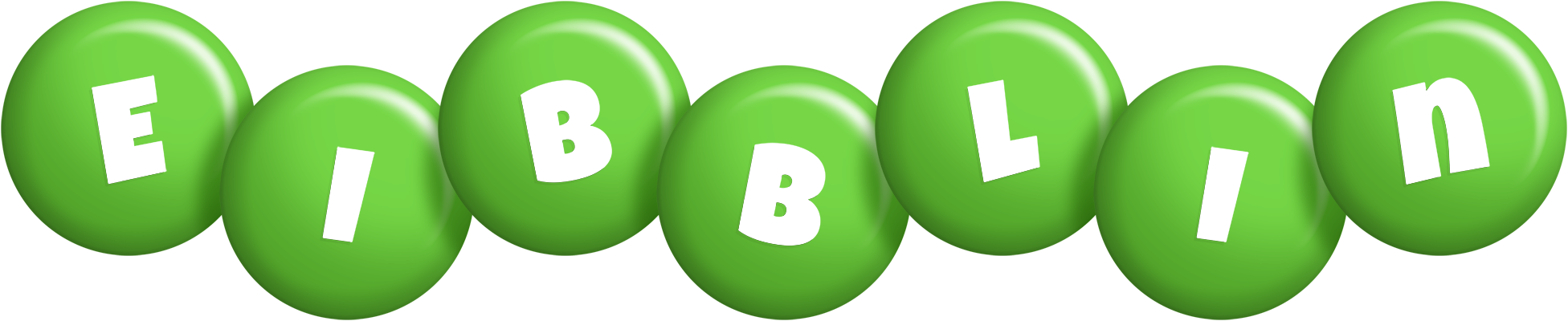 Eibblin candy-green logo