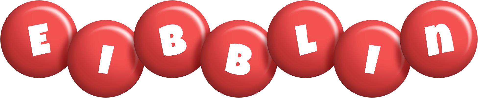Eibblin candy-red logo