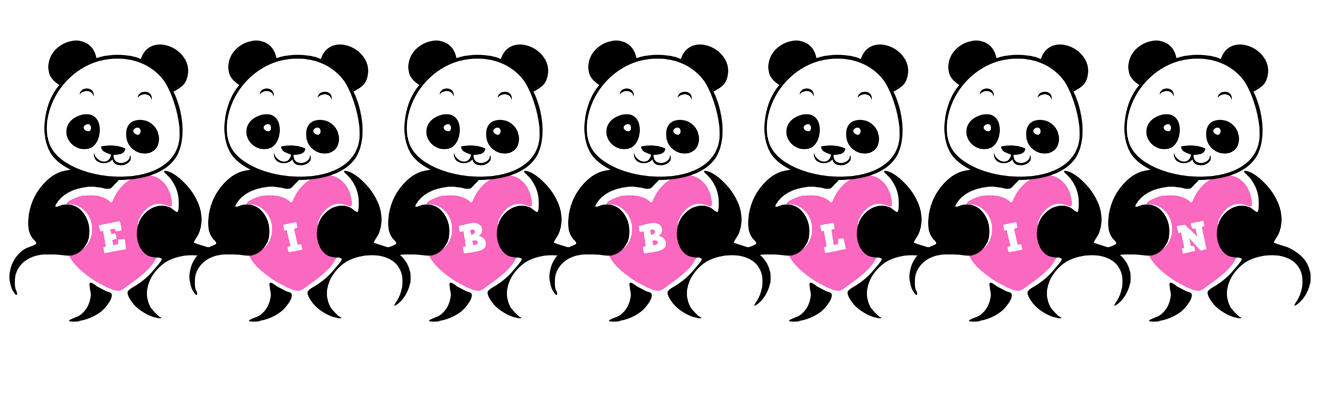 Eibblin love-panda logo