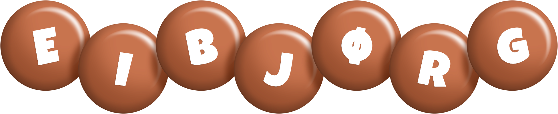 Eibjørg candy-brown logo