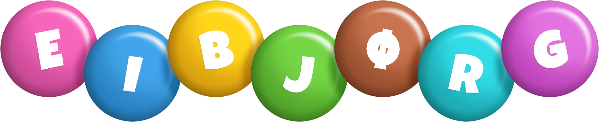 Eibjørg candy logo