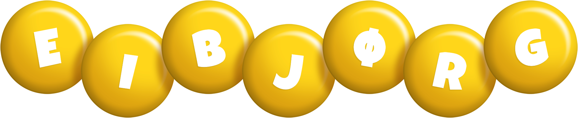 Eibjørg candy-yellow logo