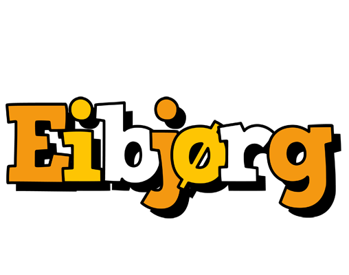 Eibjørg cartoon logo